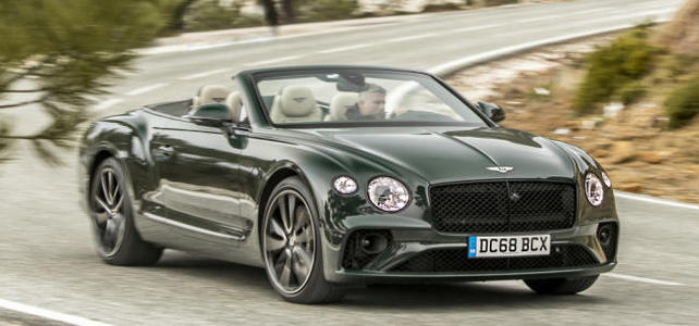 Bentley Continental GTC - European Supercar Hire from Ultimate Drives